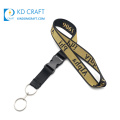 Wholesale high quality custom personalized woven jacquard lanyard with company logo